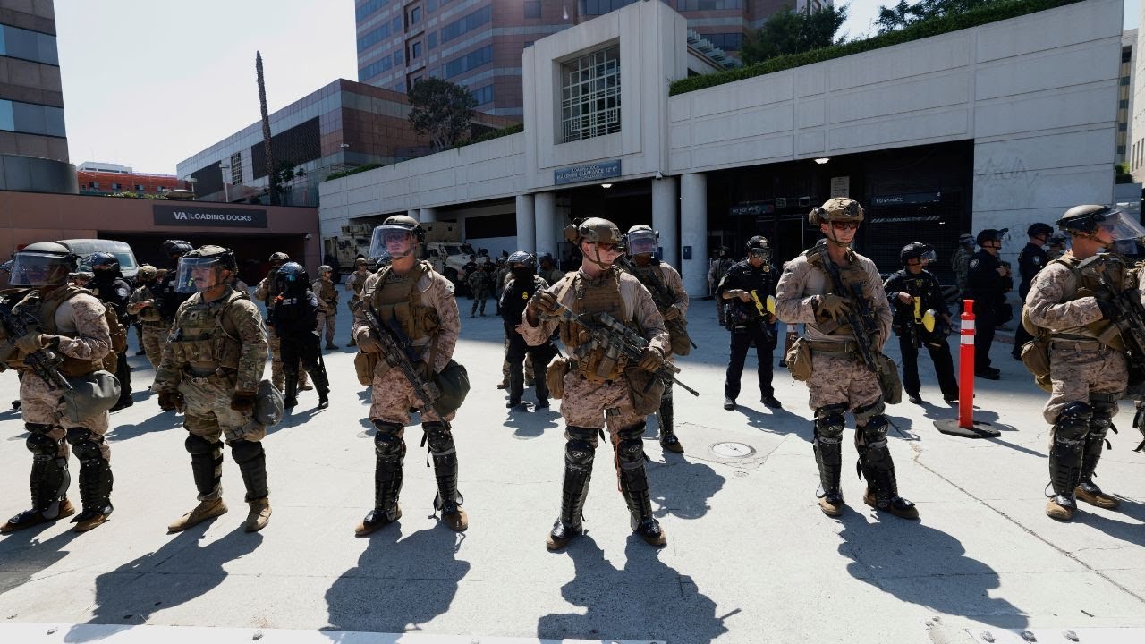 700 active-duty Marines will be leaving Los Angeles, Pentagon confirms