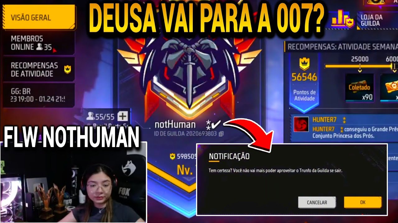 DEUSA ALEMÃ? ELA SAIU DA NOTHUMAN E VAI PARA OUTRA GUILDA...