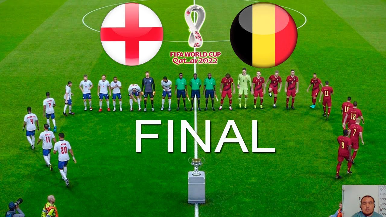 PES 2021 - England vs Belgium Final - FIFA World Cup 2022 - Full Match - All goals HD - Gameplay