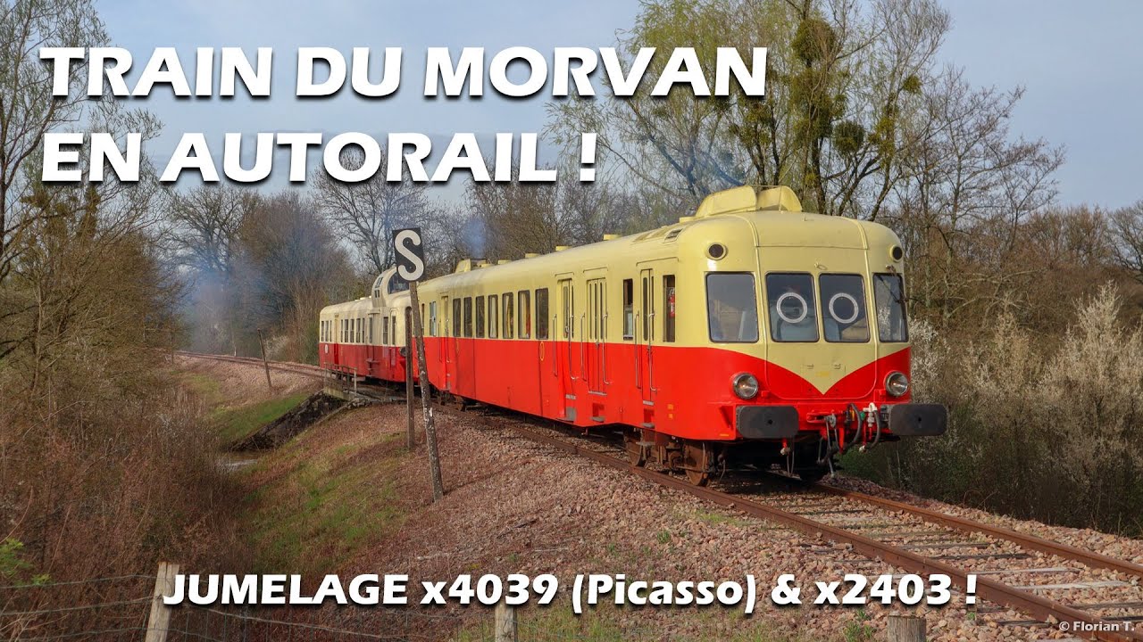 Autorails Picasso x4039 et x2403 sur le Train du Morvan !