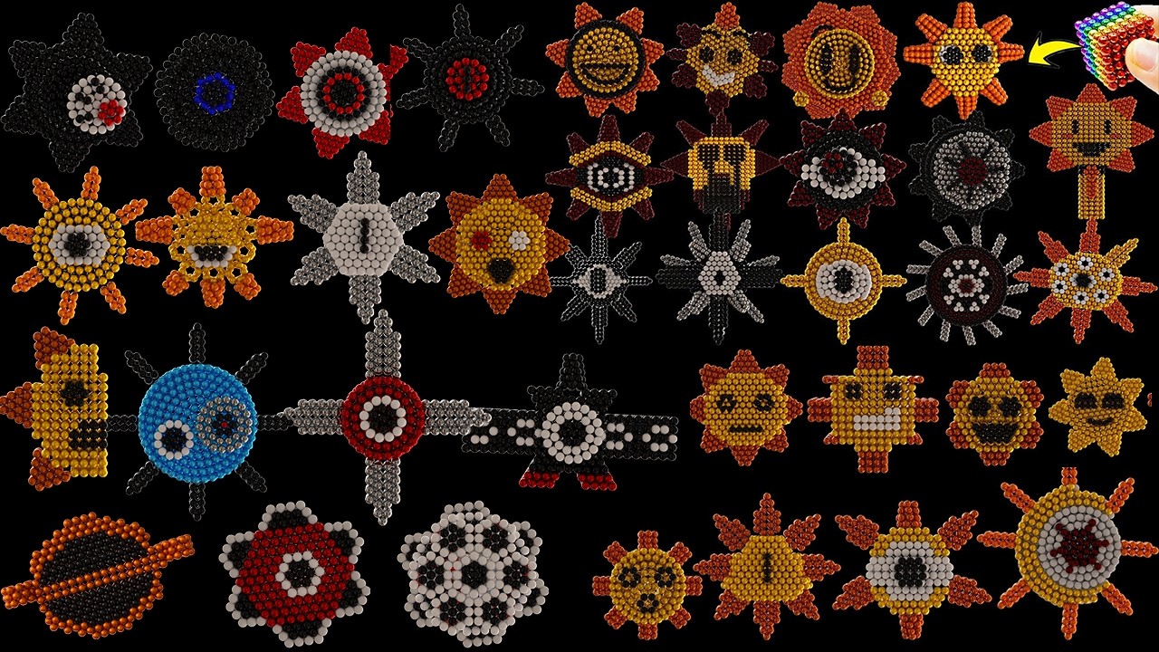 Making Sprunki Mr. SUN Full Phase Compilation (Part 1) | Incredibox Magnetic Balls My 2026 Creations