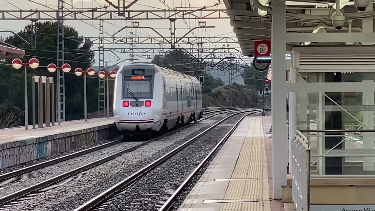 Circulaciones de trenes media distancia Renfe Avant 121, 449 y 599