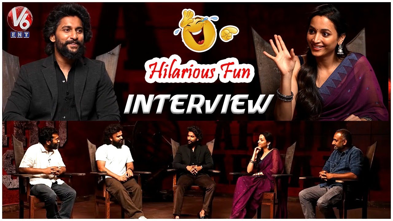 HIT 3 Movie Team Funny Interview | Natural Star Nani | Srinidhi Shetty | V6Ent