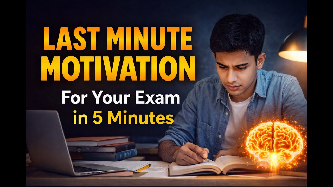 Listen to This Before Your Exam for 5 Minutes 🔥   Last Minute Motivation & Exam Tips