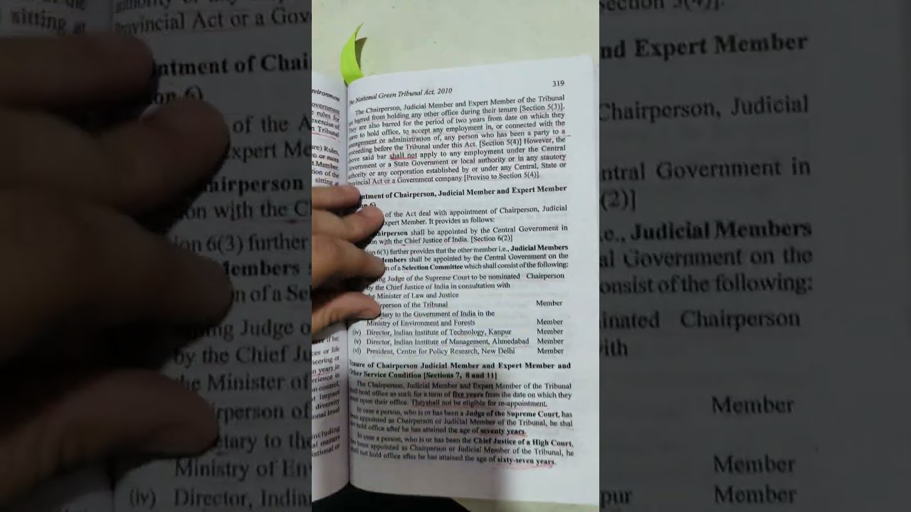 National Green tribunal act , 2010 , module 4.2