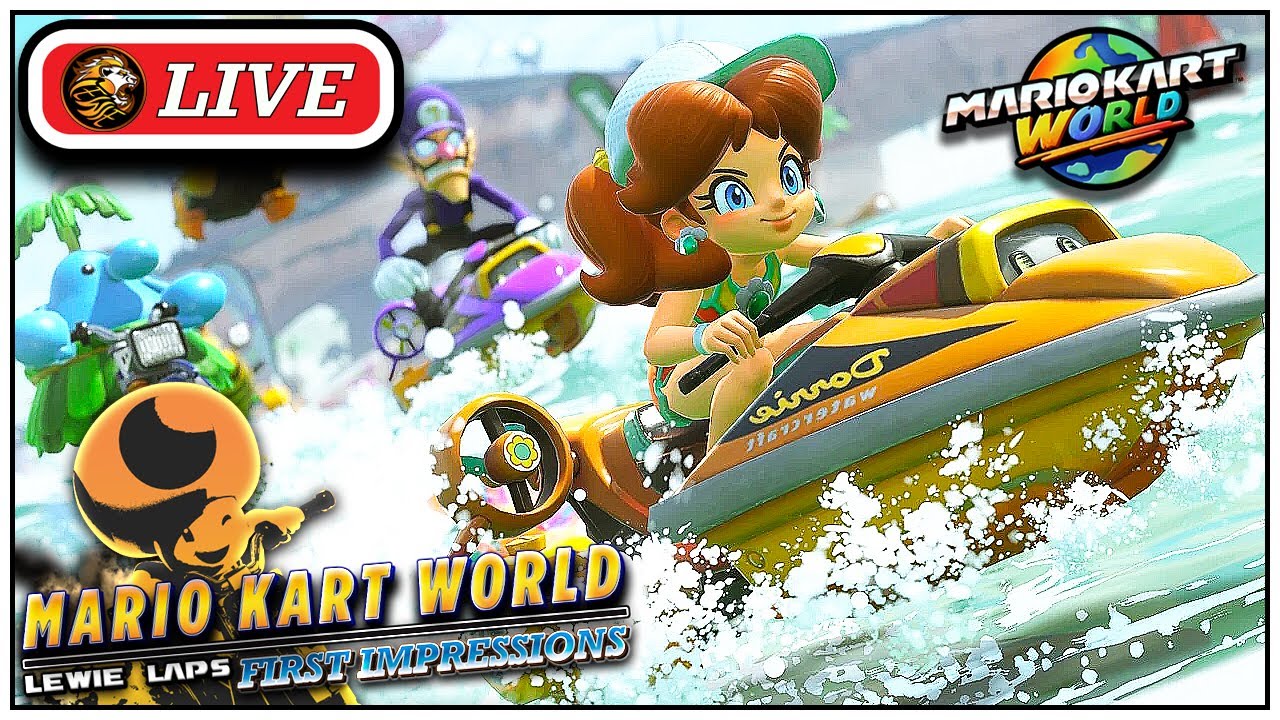 First YouTube Stream Back! Mario Kart World First Impressions, Updates, & More 🔴(6-9-25 Livestream)🔴