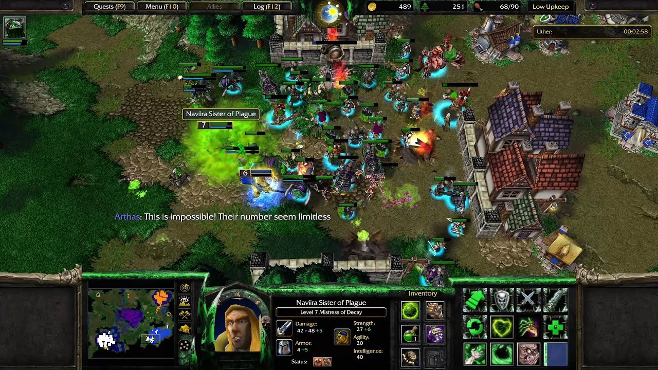 The Undead destroys Arthas before Uther's arrival