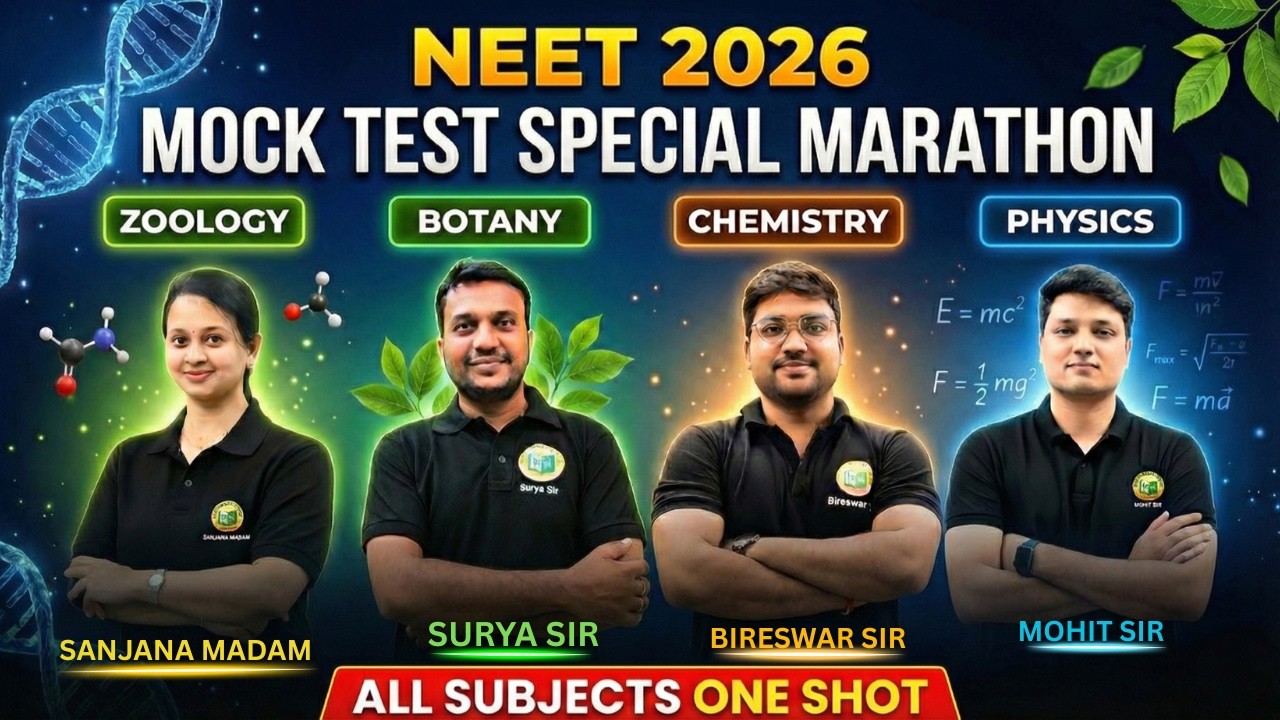 NEET 2026 Mock Test Marathon || Test -3 || Full Syllabus One Shot Revision🔥#neet2026