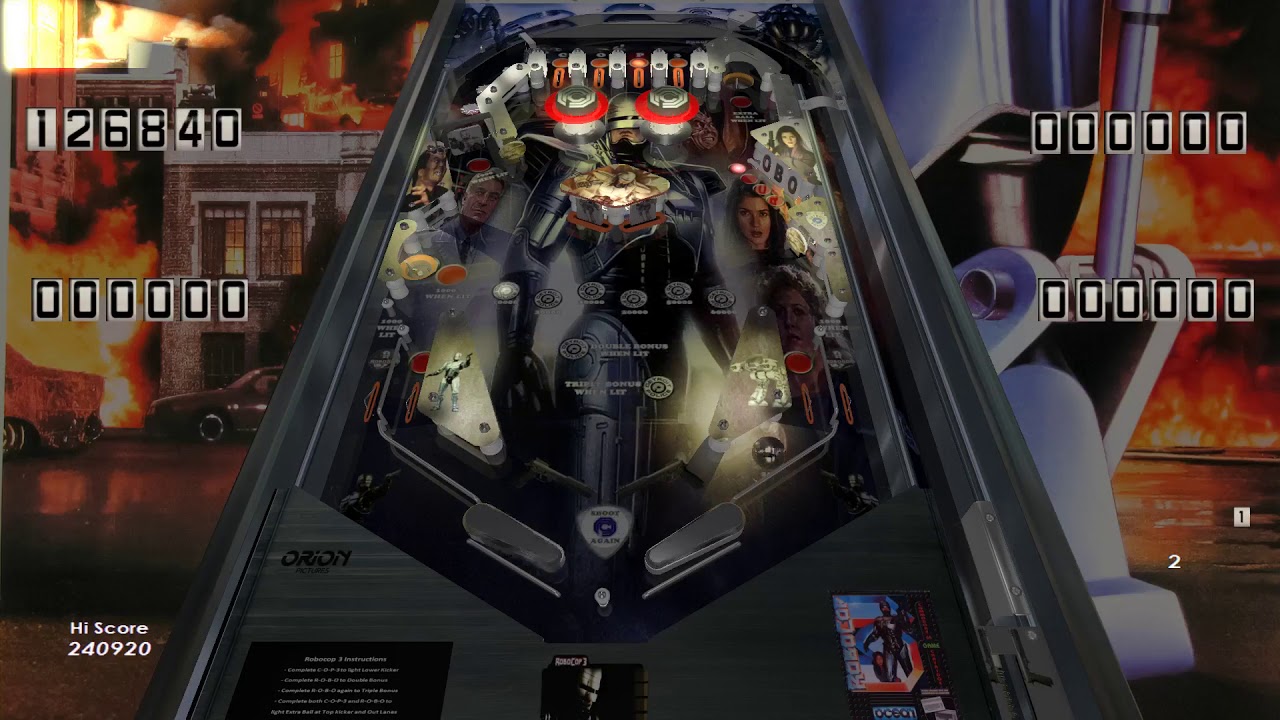 Robocop 3 Pinball VPX