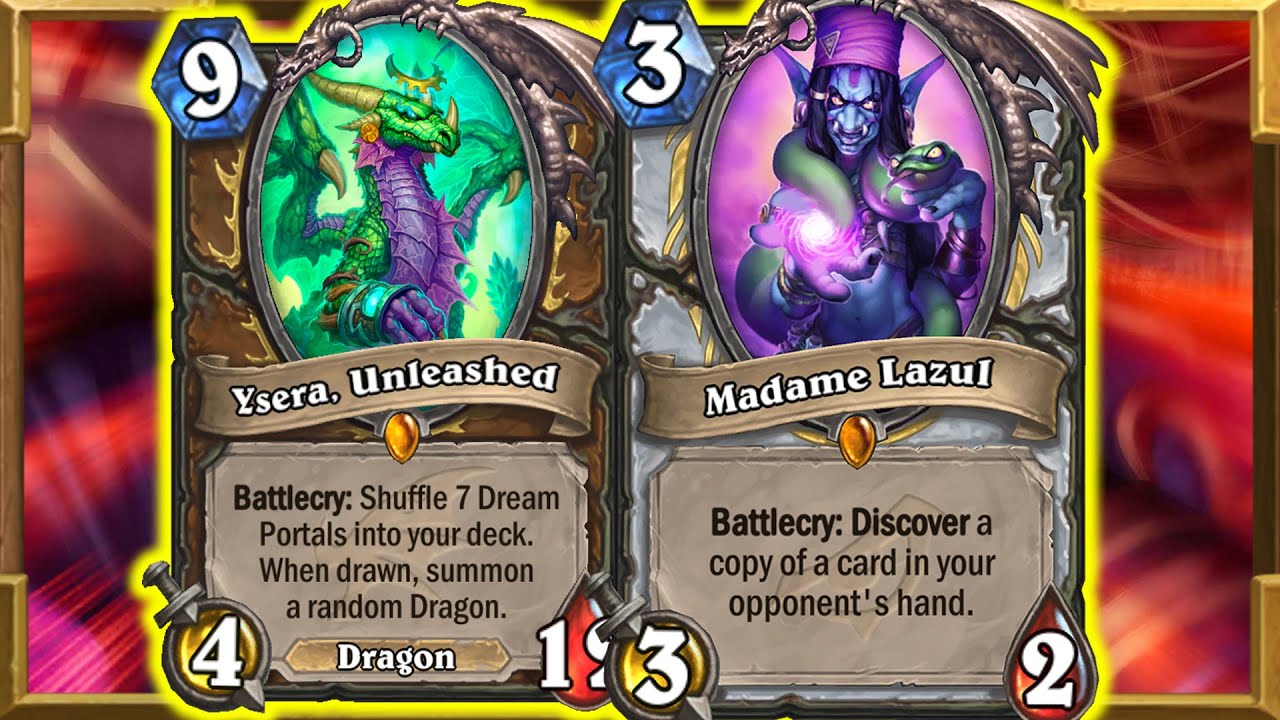 A Free YSERA Created by! Most Broken Control Priest Deck In Standard! I Made It. New | Hearthstone