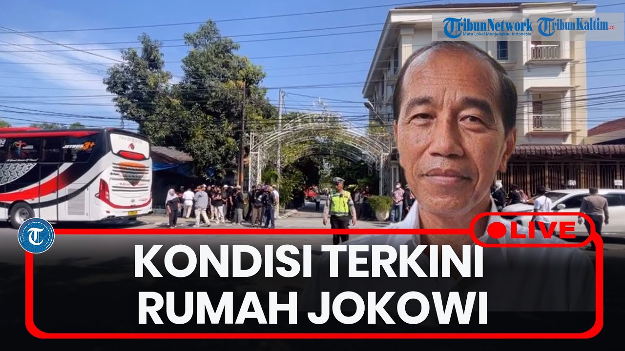 🔴LIVE: Kondisi Rumah Terkini Jokowi, Jelang Kedatangan Massa yang akan Cek Keaslian Ijazah