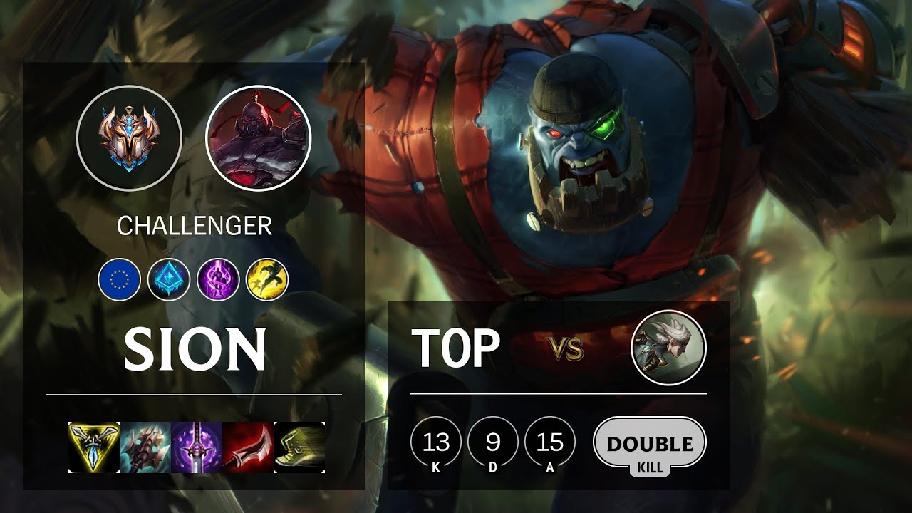 Sion Top vs Camille - EUW Challenger Patch 10.14