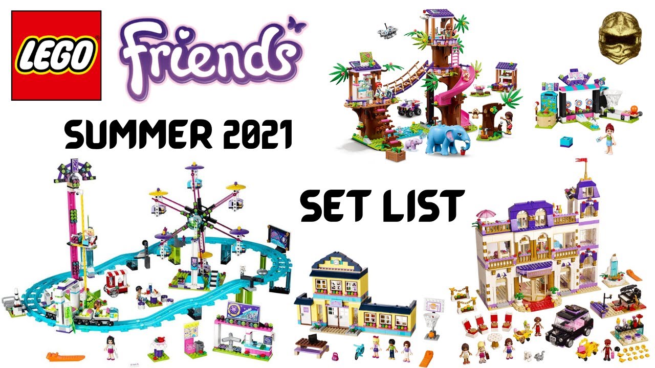 LEGO Friends Summer 2021 Set List! Grand Hotel, Forest, and Magical Fun Fair Rollercoaster!
