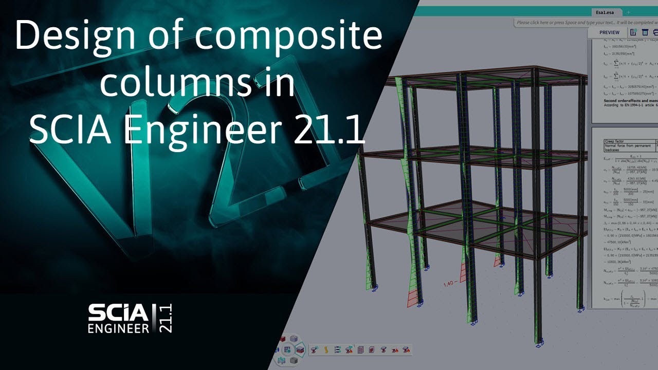 [EN] Design of composite columns - new features in SCIA Engineer 21.1