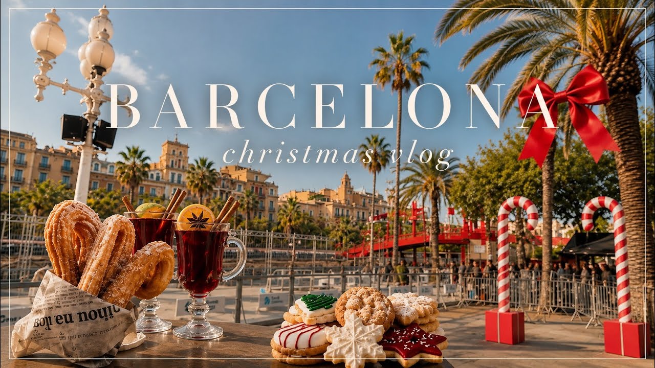 Barcelona Christmas Market by the Sea 🎄 | Fairytale Christmas Store Tour