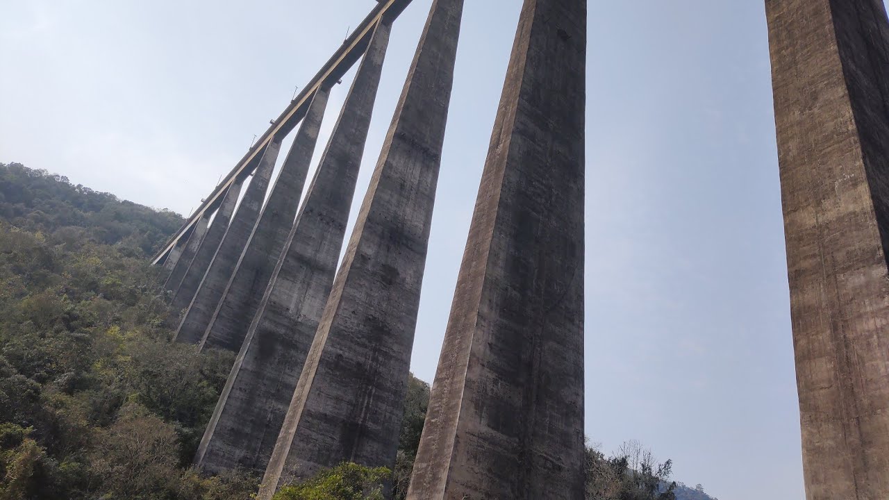 Viaduto 13 após as tragédias no Rio grande do Sul  V13 ,VESPASIANO CORRÊA ,4k ,Ferrovia do trigo.