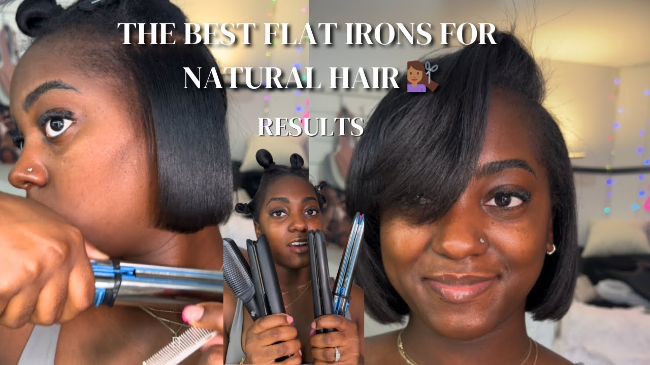 THE BEST FLAT IRONS FOR NATURAL HAIR IN 2024 (from a licensed cosmetologist pov) 🤭