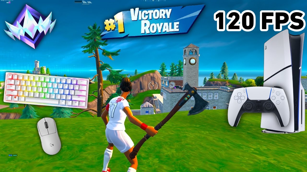 Fortnite Unreal Ranked Reload On PS5 Slim | Keyboard & Mouse Gameplay | 120 FPS | 4K