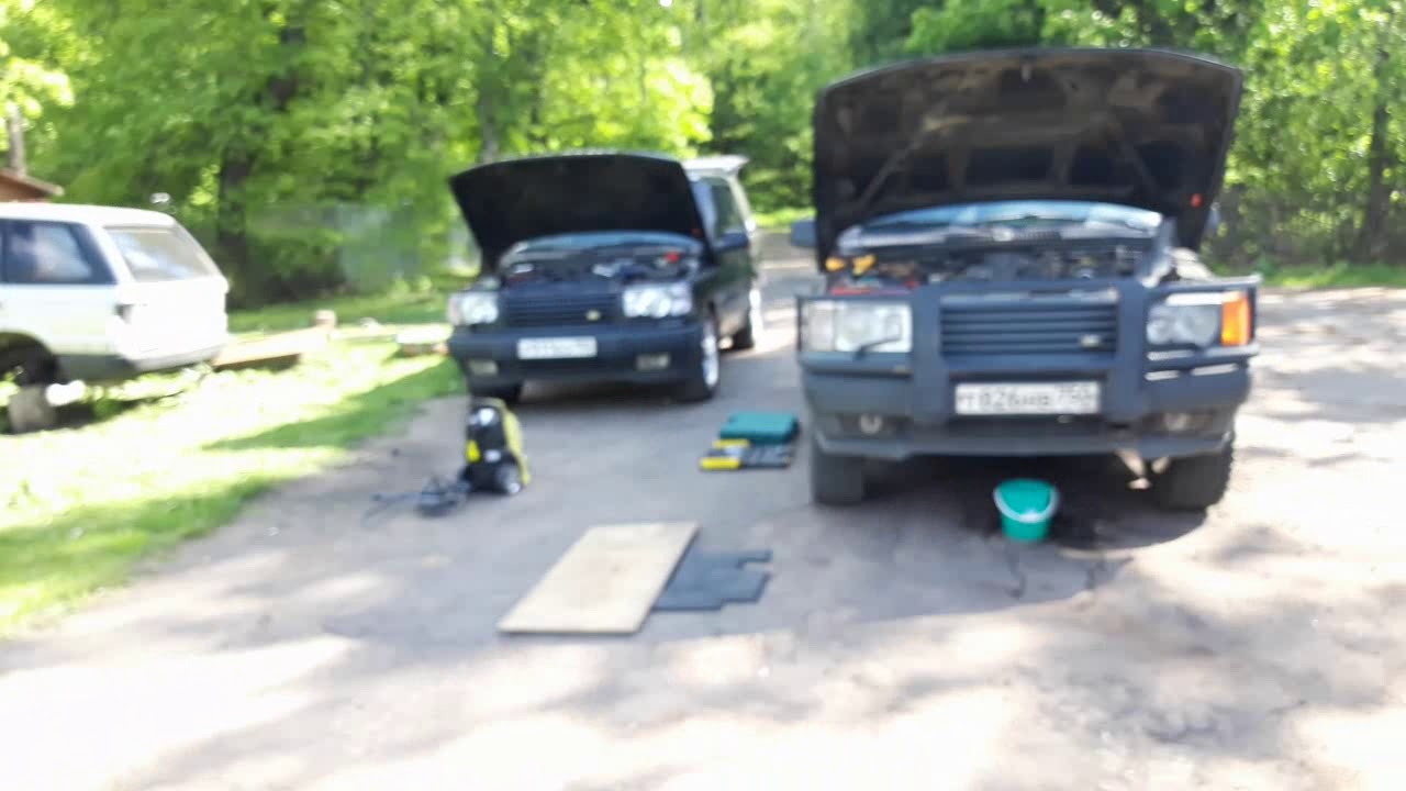 Установка электровентилятора на Range Rover P38