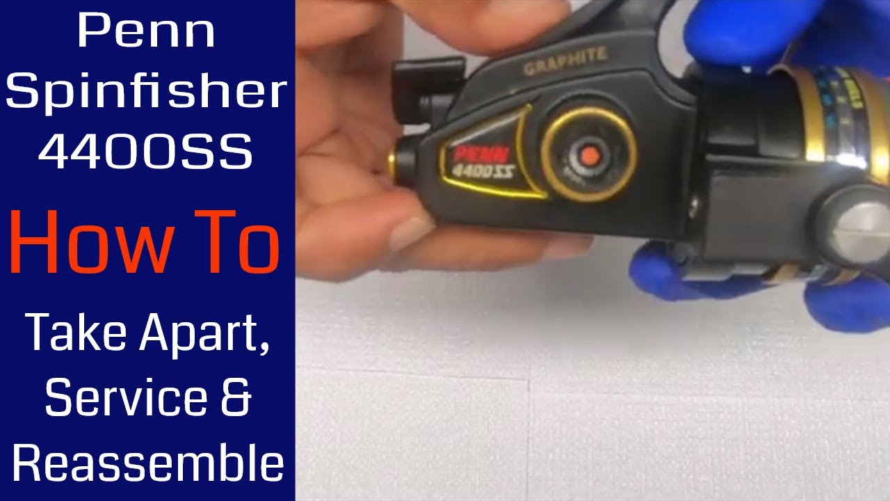 Penn Spinfisher 4400SS Fishing Reel - How to take apart, service and reassemble