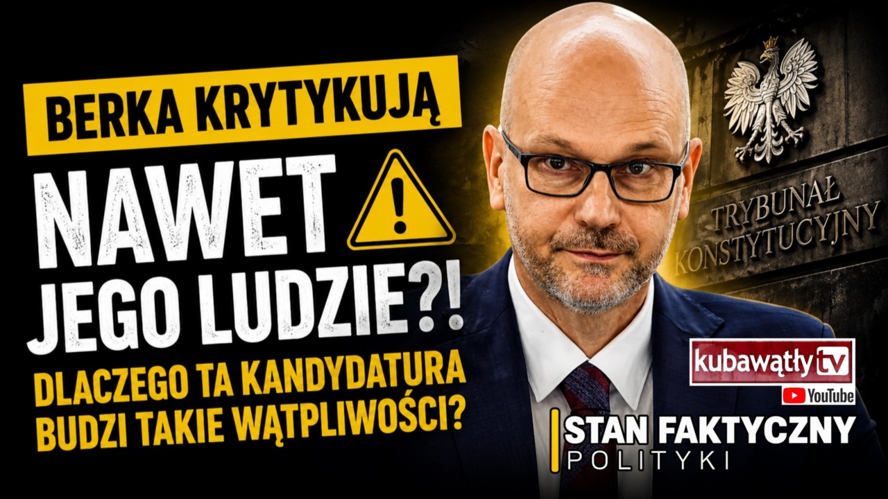 Maciej Berek w TK? Tusk popełnia potężny błąd? Wynik głosowania w Sejmie NIE JEST PEWNY!