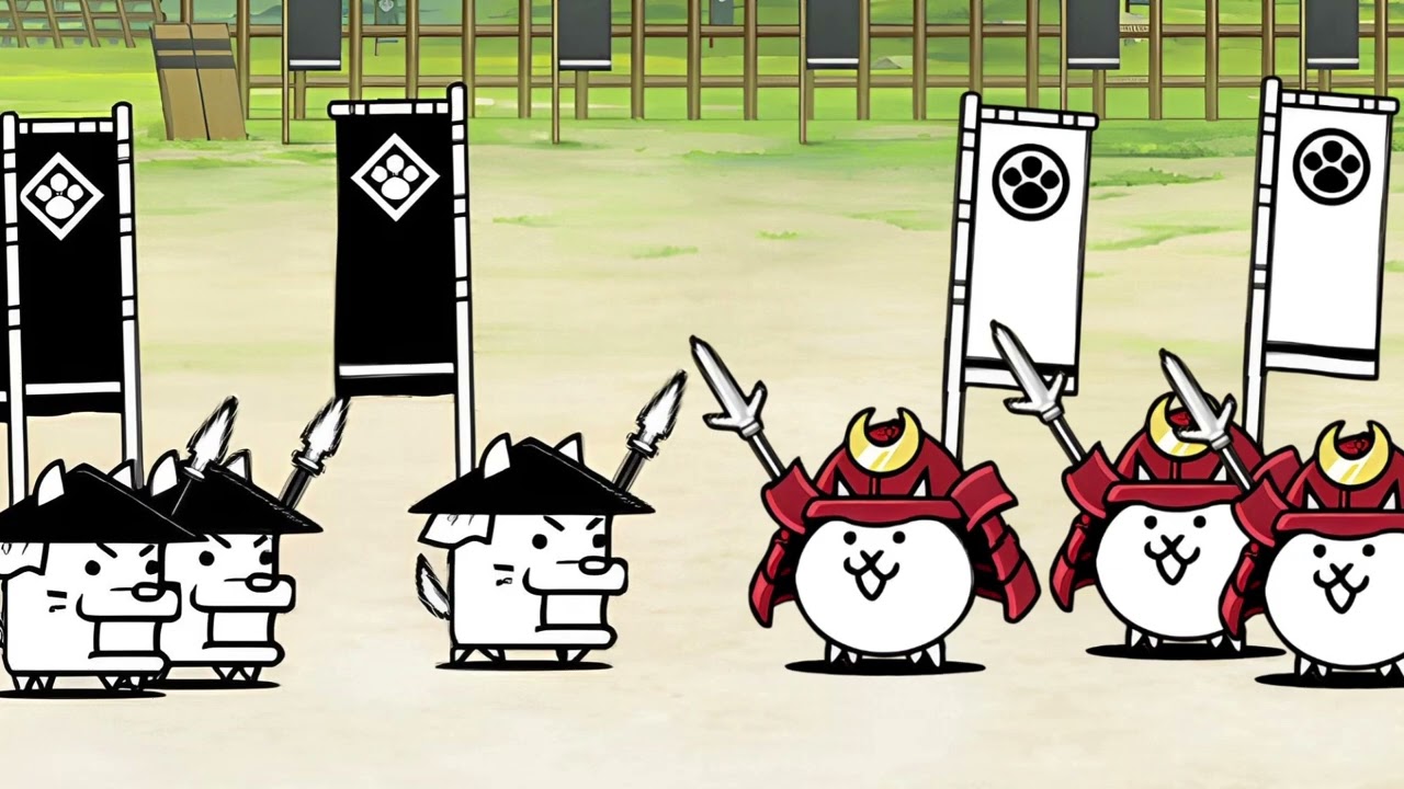 【にゃんこ大戦争】BGM「日本侵略！天下統一Ver.」30分耐久