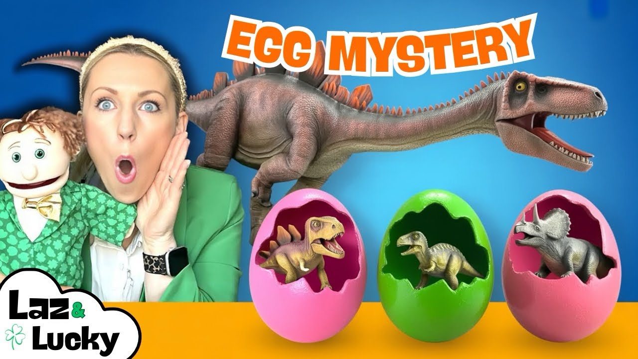 Загадочное яйцо-сюрприз с динозаврами: детские истории 🦖 | Урок терпения, ожидания и сильных эмоц...