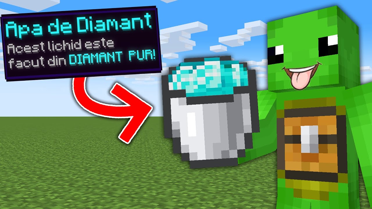 Minecraft dar Poti Crafta Lichide Custom !