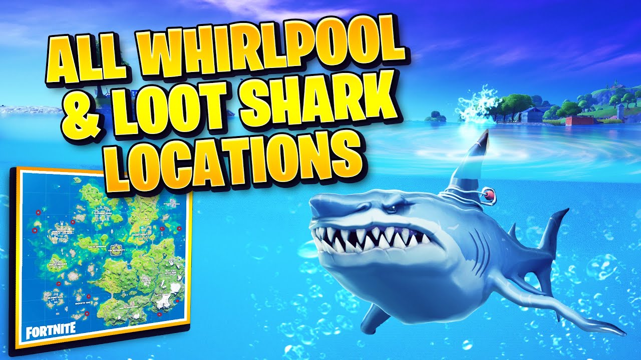HOW TO FIND LOOT SHARKS AND WHIRLPOOLS IN FORTNITE CHAPTER 2 SEASON 3