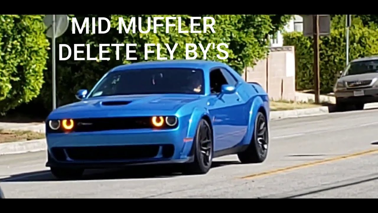 SCATPACK WIDEBODY MID MUFFLER DELETE FLY BY'S