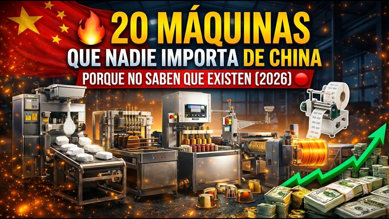 🔥 20 M&Aacute;QUINAS que NADIE importa de CHINA porque NO saben que EXISTEN (2026) 🔴