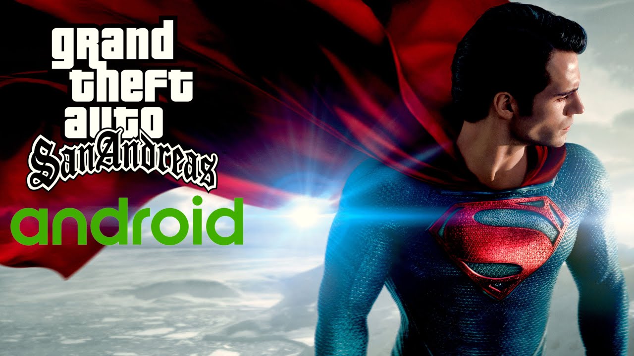 Я УСТАНОВИЛ мод Супермена в GTA SA Android (Superman V4) Суперспособности