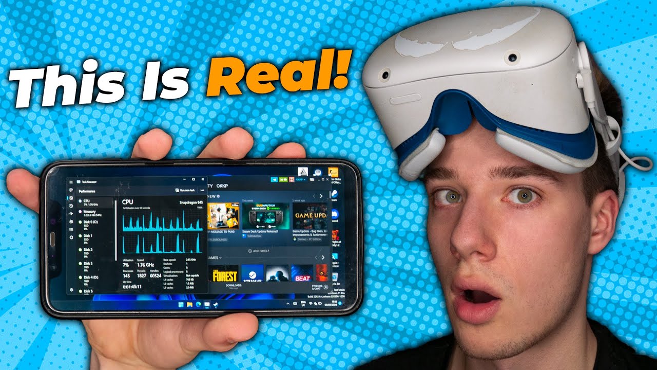 I Installed SteamVR On A Phone!