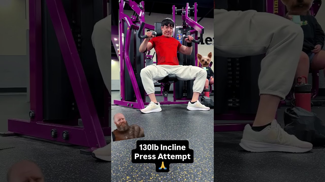 Incline press machine attempts #inclinepress #chestdayworkout #chestdaybestday #shorts