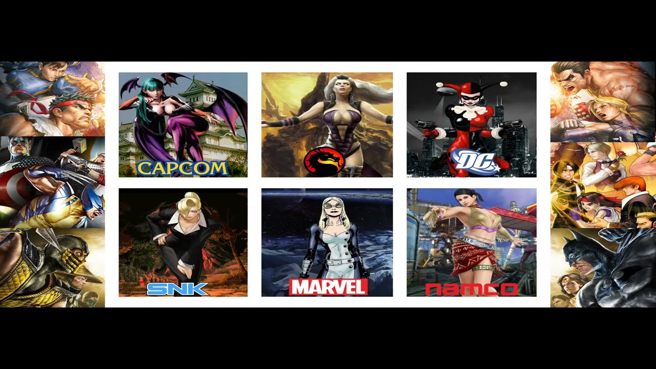 CAPCOM VS MORTAL KOMBAT VS DC VS SNK VS MARVEL VS NAMCO ALL CHARACTERS