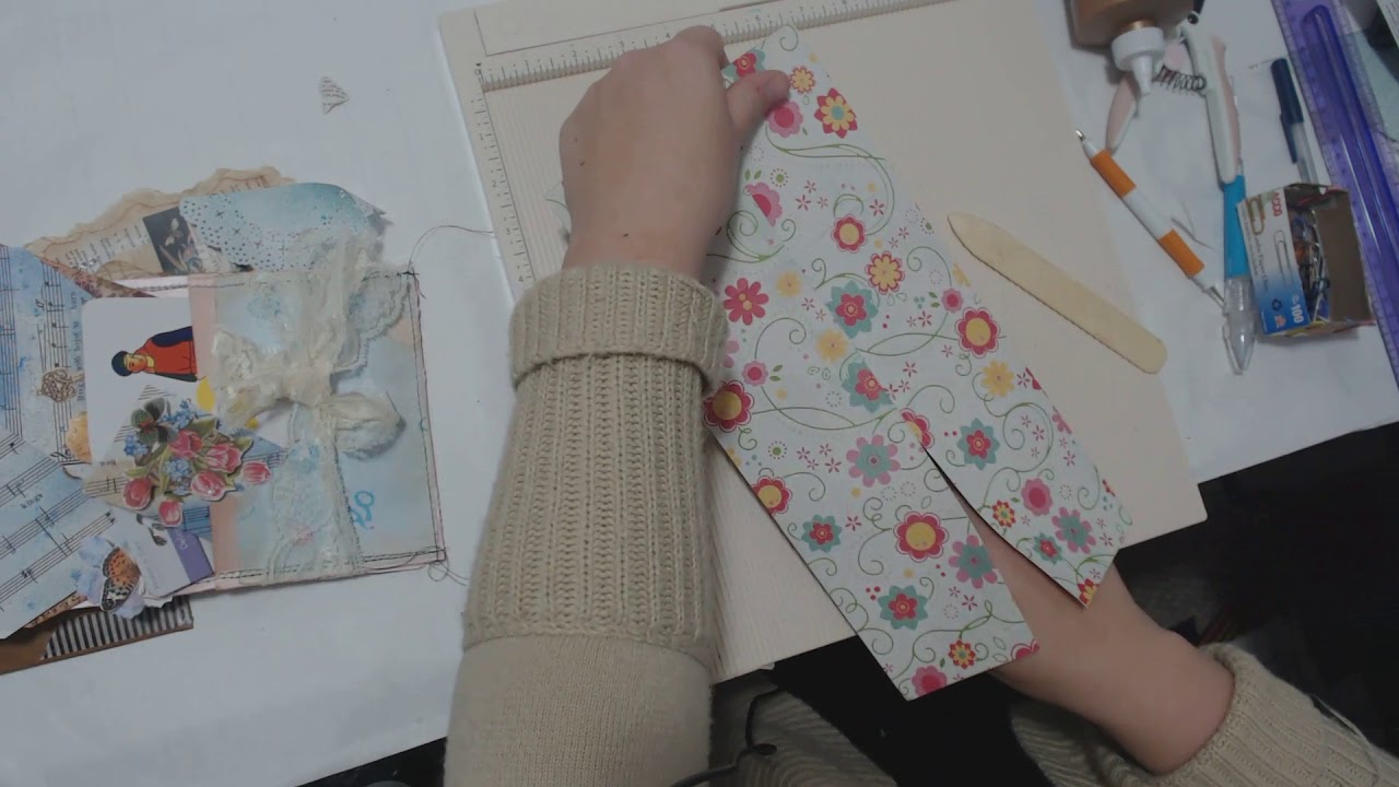 Loaded Pocket Envelope Made with 12x12 paper