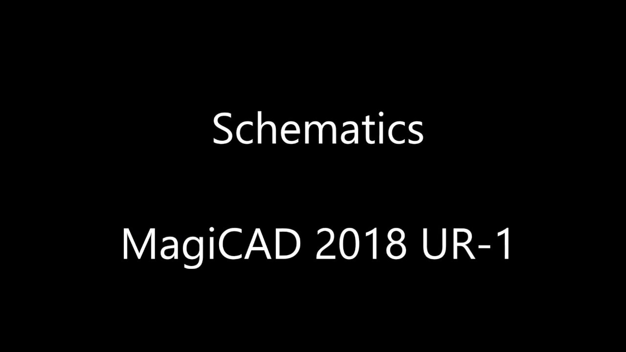Schematics MagiCAD
