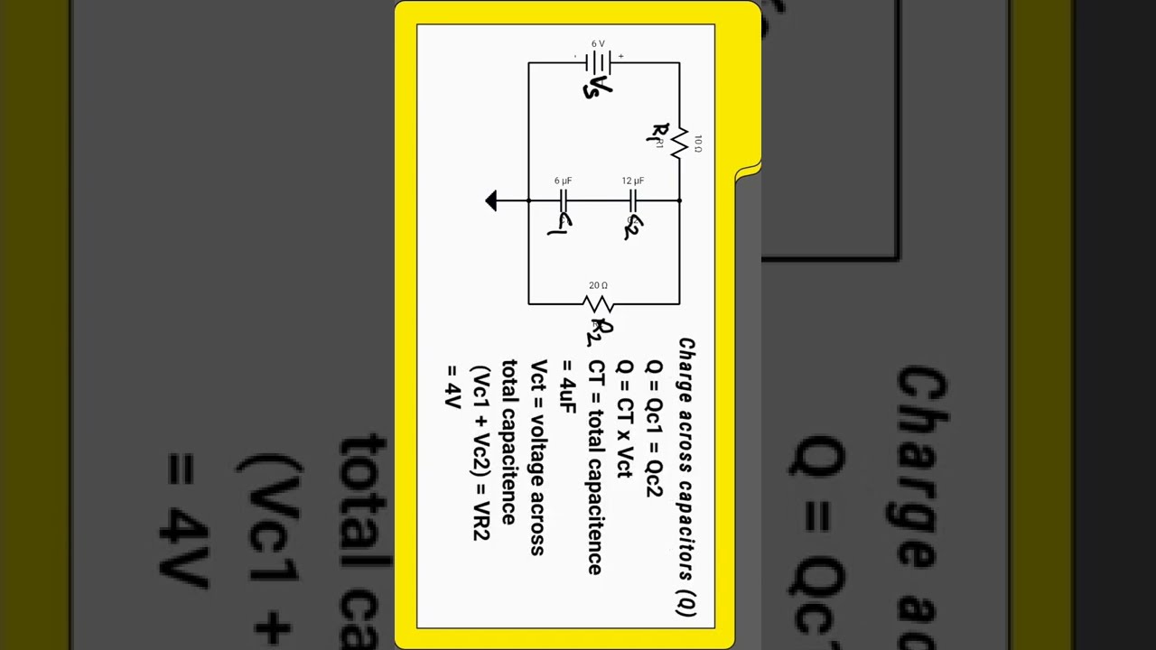 steady-State Analysis of RC Circuits |capacitor in dc circuit | Calculation