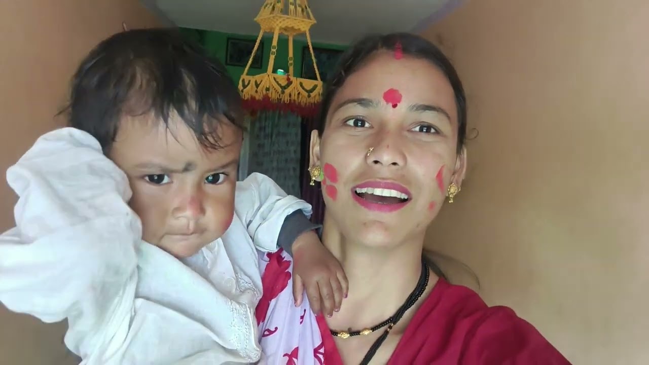 हमारे घर आई होली हमने क्या बनाया होली में 👏🥳😊