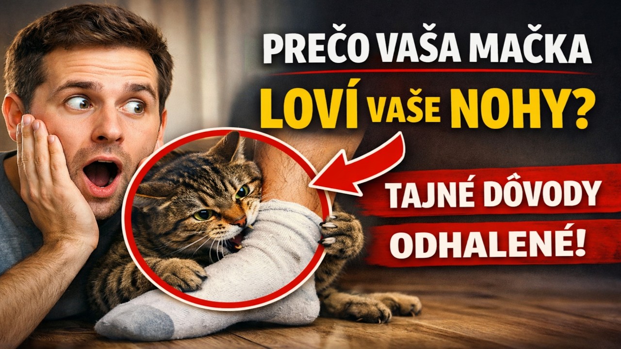 Prečo vaša mačka LOVÍ vaše nohy? 😼 Odhalili sme TAJOMSTVO, o ktorom sa nehovorí!