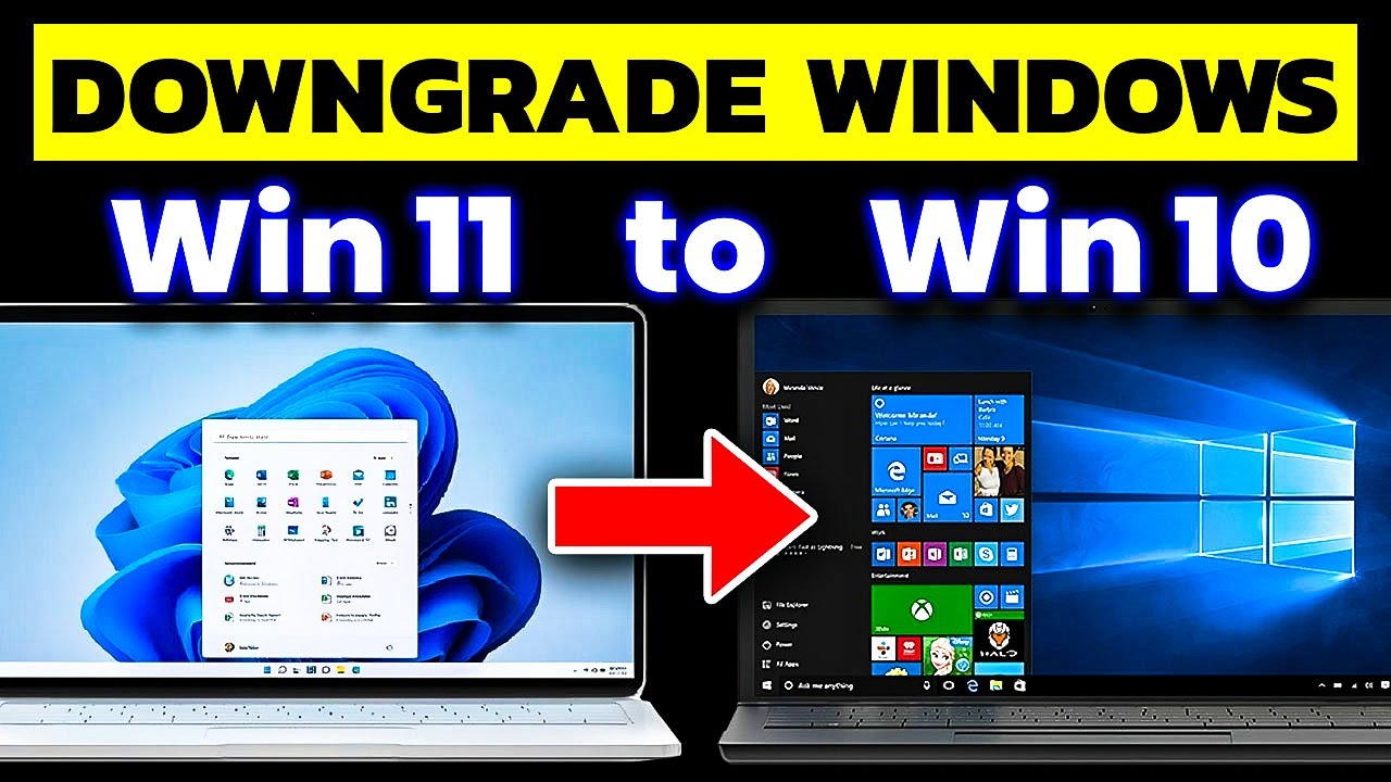 How to Downgrade Windows 11 to 10 With a Safe Backup Method