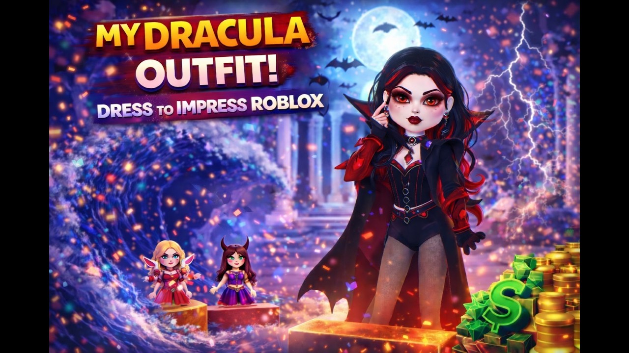 Dress to Impress VAMPIRE OUTFIT Build - Catwalk Challenge ROBLOX