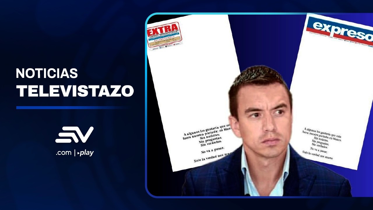 Diarios Expreso y Extra denuncian hostigamiento del Gobierno en portadas | Televistazo | Ecuavisa