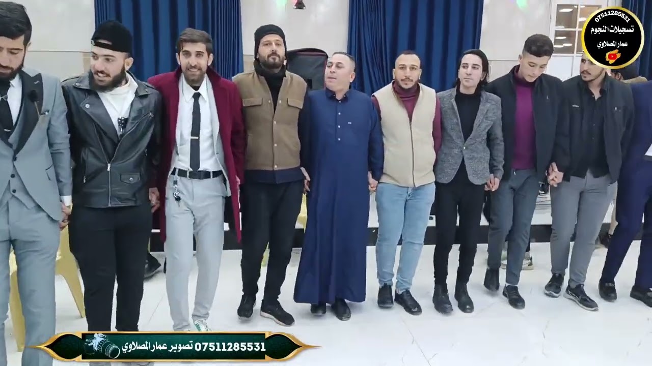 الفنان ياسر الخابوري دبكه زواج رافع الطائي المايسترو نجم ابو زهره تصوير عمارالمصلاوي07511285531 