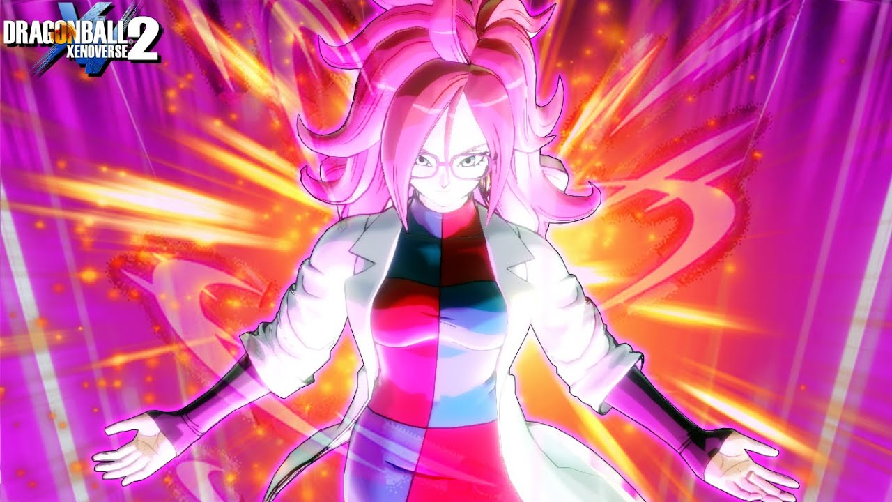 NEW Transforming Android 21 into Majin Forms! DBXV2 Custom Android 21 w/New Aura & Transformation