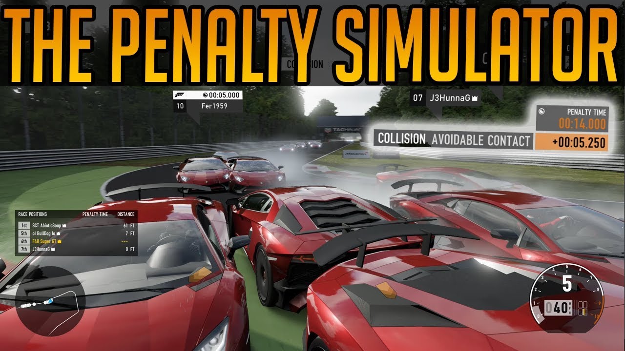 Forza 7: The Real Penalty Simulator