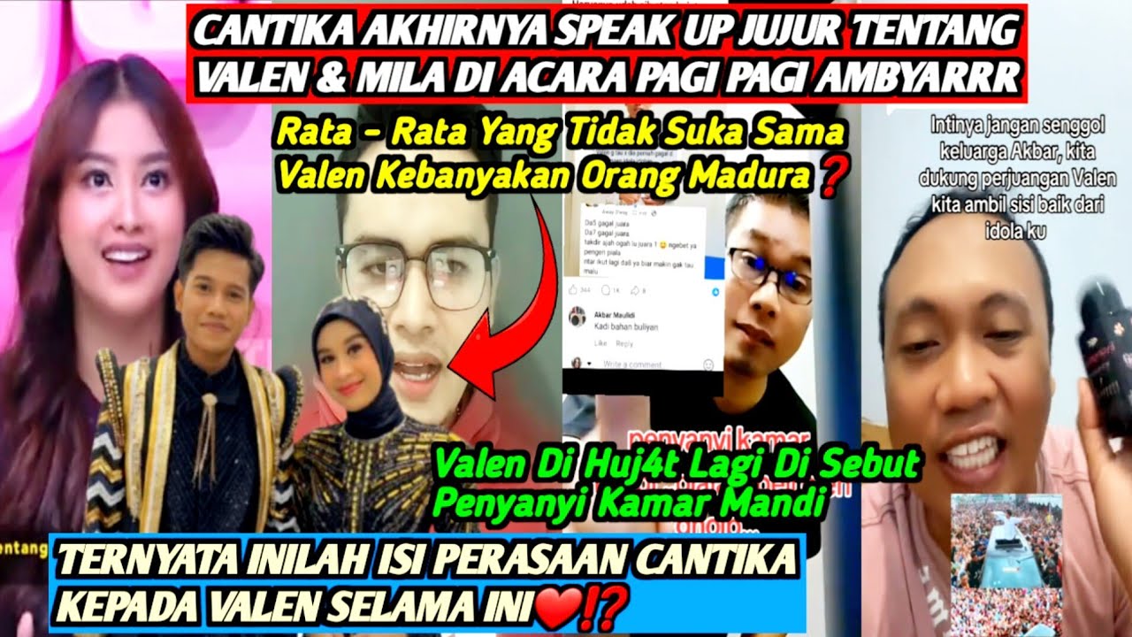 VIRAL‼️CANTIKA AKHIRNYA BUKA SUARA SOAL ISU KEDEKATANNYA DENGAN VALEN❓SUMPAH BIKIN YANG NONTON KAGET
