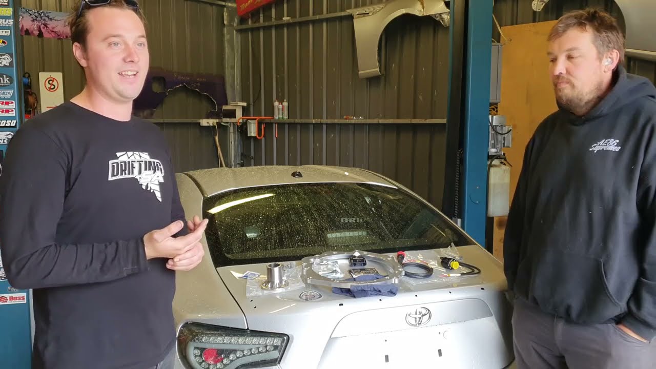 Simon Michelmore Motorsport HTG GCU install with Domiworks parts for DCT 1JZ GT86 Drift Car