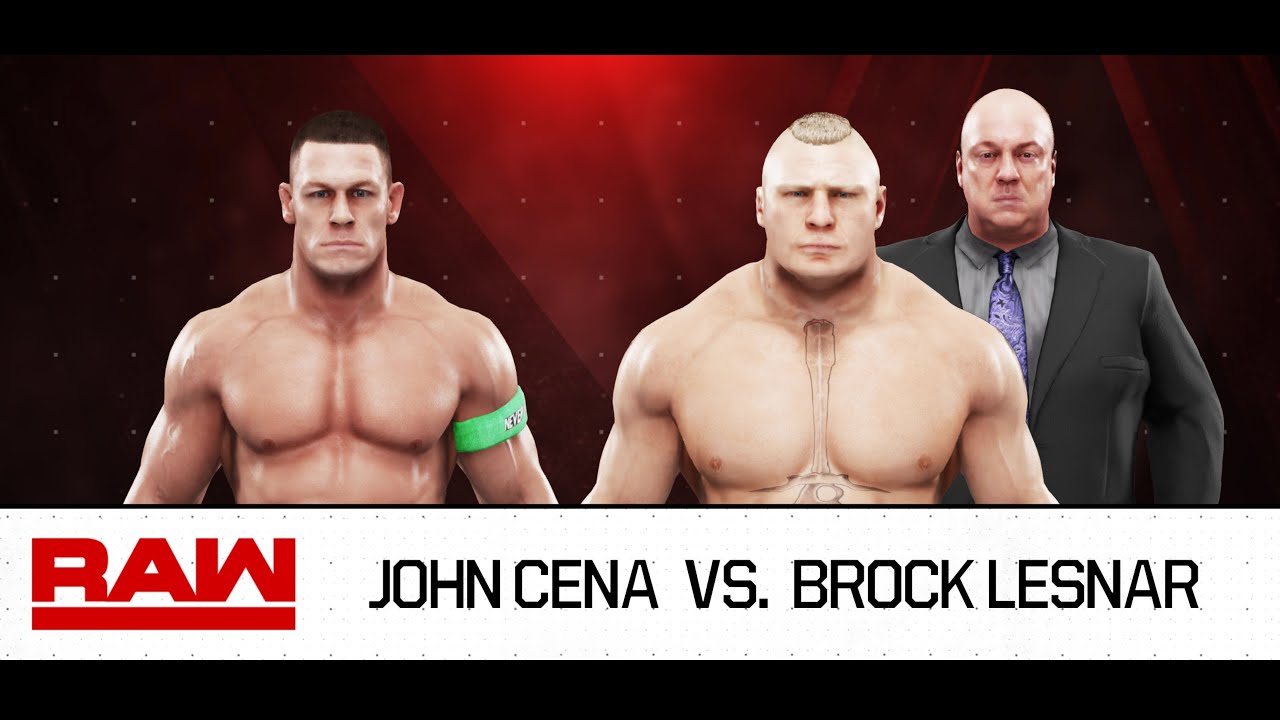 WWE 2K19 - John Cena vs Brock Lesnar