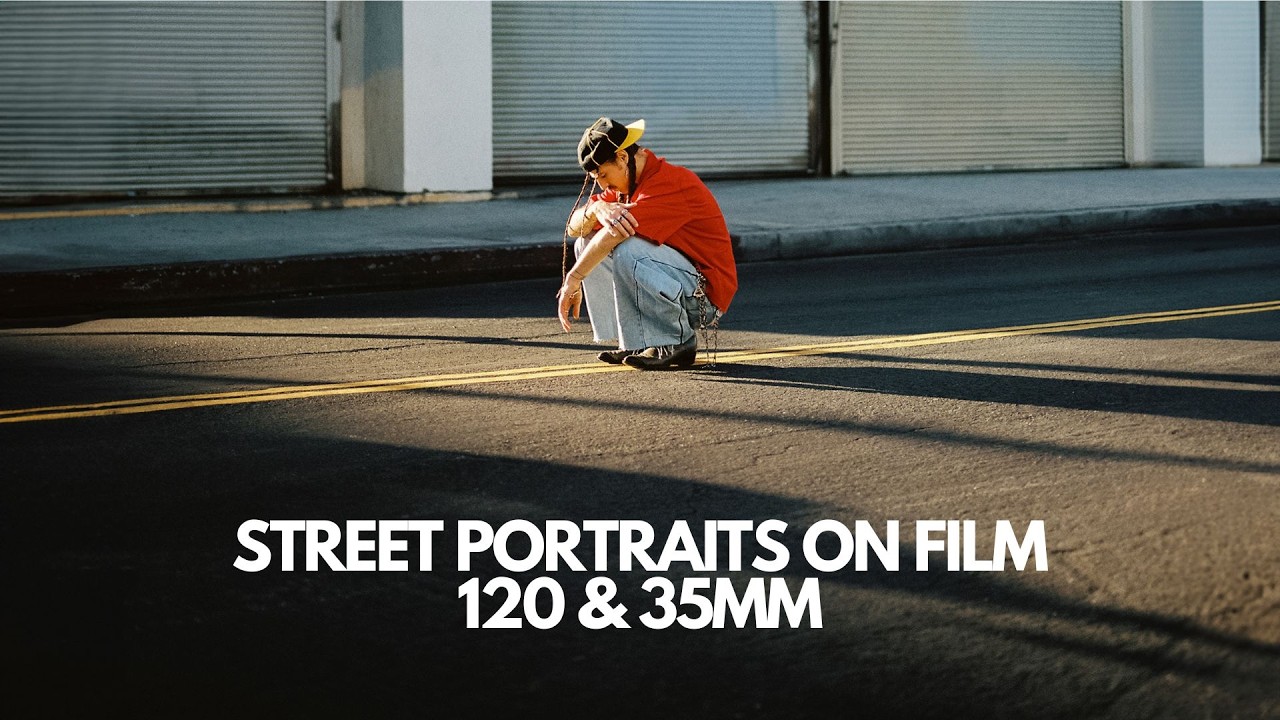 Shooting Portraits on 120 & 35mm Film DTLA | Portra 400
